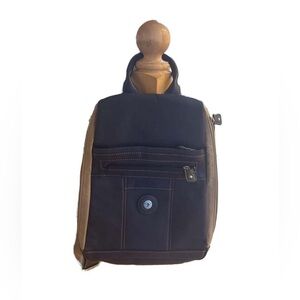 Mouflon Bag Blue w tan waterproof Backpack